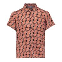 Geisha Meisjes blouse AOP - licht terra/zwart - thumbnail