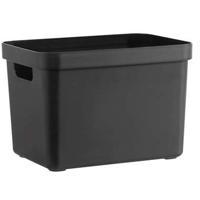 Sigma home box 18 liter - zwart - 35,2x25,3x24,3 cm - thumbnail