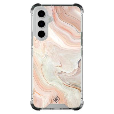 Samsung Galaxy A54 shockproof hoesje - Marmer waves Samsung Galaxy A54 shockproof hoesje - Marmer waves