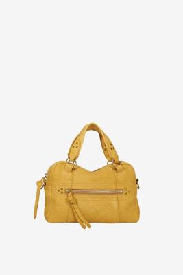 Jerome Dreyfuss crossbody Lucky Bowling Mini 47LUCKYBOMITA imprime croco moutarde