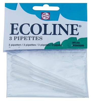 Ecoline Pipetten - 3 stuks