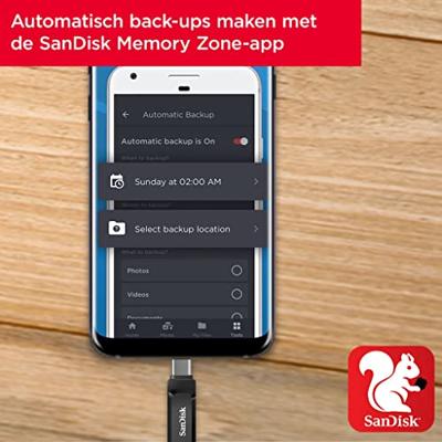 SanDisk Ultra Dual Drive Go USB flash drive 512 GB USB Type-A / USB Type-C 3.2 Gen 1 (3.1 Gen 1) Zwart - thumbnail