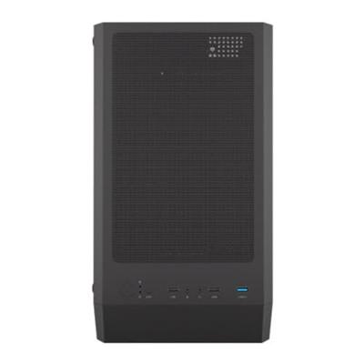 Antec ax20 midi tower behuizing (zwart | 3x usb-a | tempered glass)