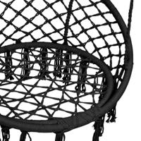 Hangstoel 80 cm antracietkleurig - thumbnail