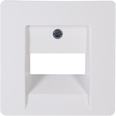 KOPP Dubbele UAE/UTP Afdekplaat - Paris HK05 Glanzend Wit