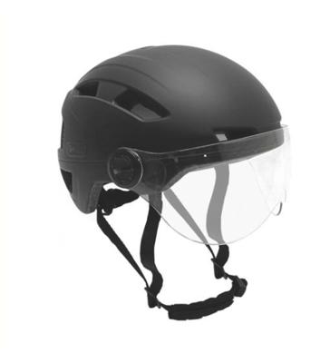 Falkx Helm vizier 59-61 cm matzwart maat l