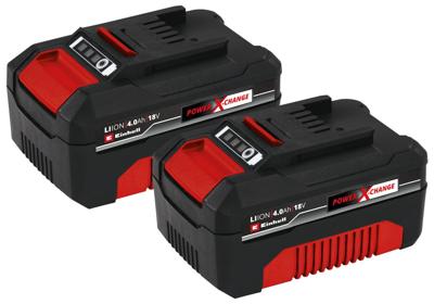 Einhell 4511489 PXC-Twinpack 4 Ah Power X-Change Gereedschapsaccu 18 V 4 Ah Li-ion Einhell 4511489 PXC-Twinpack 4 Ah Power X-Change Gereedschapsaccu 18 V 4 Ah Li-ion