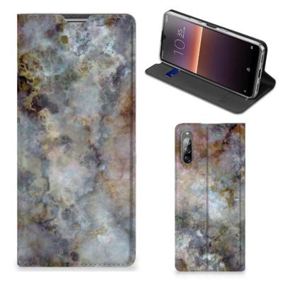 Sony Xperia L4 | Standcase | Marmer Grijs