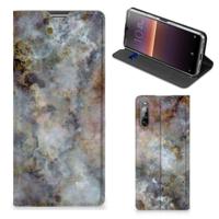 Sony Xperia L4 | Standcase | Marmer Grijs - thumbnail