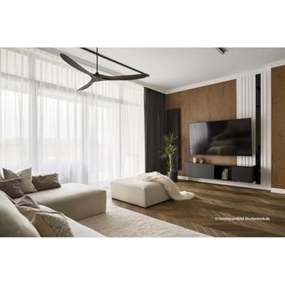 CasaFan ECO GENUINO 180 MS-NB Plafondventilator 30 W (Ø x h) 1800 mm x 290 mm Zwart (mat) Met afstandsbediening, Met wintermodus CasaFan ECO GENUINO 180 MS-NB Plafondventilator 30 W (Ø x h) 1800 mm x 290 mm Zwart (mat) Met afstandsbediening, Met wintermodus