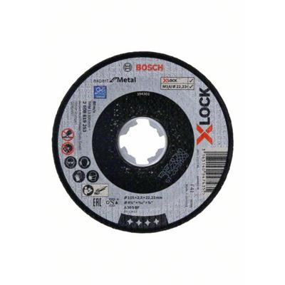 Bosch Accessoires X-LOCK Slijpschijf Expert for Metal 115x2.5x22.23mm, recht - 1 stuk(s) - 2608619253 Bosch Accessoires X-LOCK Slijpschijf Expert for Metal 115x2.5x22.23mm, recht - 1 stuk(s) - 2608619253