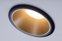 Paulmann 93395 LED-inbouwlamp GU10 Zwart (mat), Goud - thumbnail