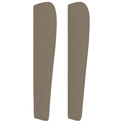 Boxspring met matras stof taupe 90x190 cm