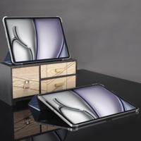 Hama Fold Clear Blauw Tablethoes - thumbnail