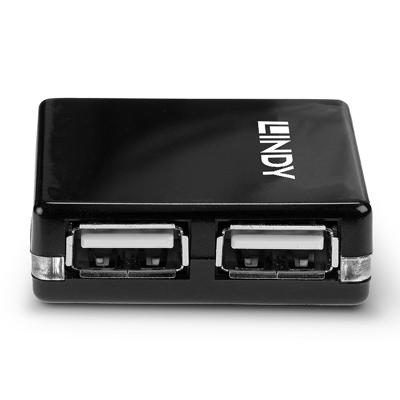 Hub USB LINDY 42742 Zwart Hub USB LINDY 42742 Zwart