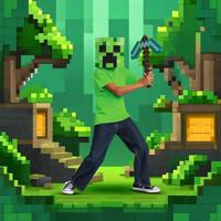 Minecraft Pickaxe & Mask Set - thumbnail