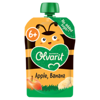 Olvarit Knijpfruit Appel Banaan 6+ Maanden 100 g bij Jumbo - thumbnail
