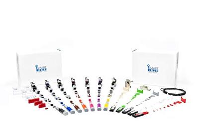Smartkeeper NL03PKOR RJ45 LAN-poortslot Set van 10 stuks Oranje Incl. 1 sleutel - thumbnail