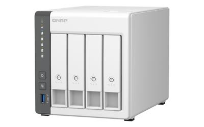 QNAP TS-433 NAS Tower ARM Cortex-A55 4 GB 0 TB QNAP QTS Wit
