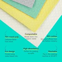 Seep Sponsdoeken - 4 stuks - thumbnail