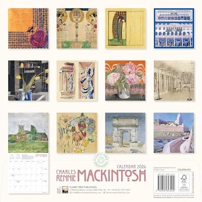 Charles Rennie Mackintosh Kalender 2026 - thumbnail