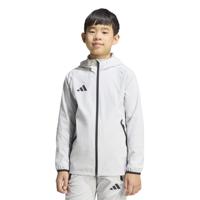 adidas Tiro Travel Windbreaker Kids Grijs Zwart - thumbnail