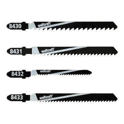 Wolfcraft Set Decoupeerzaagbladen | T-schacht | 10-delig | 1 set - 8430000