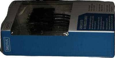 Digitus USB 2.0, Serieel Adapterkabel [1x USB-A 2.0 stekker - 4x D-sub stekker 9-polig] DA-70159 1.50 m