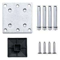 Schuttingpaneel 175x146 cm HKC bruin - thumbnail