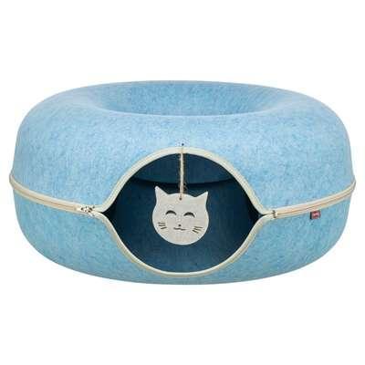 TRIXIE SPEELDONUT VILT BLAUW