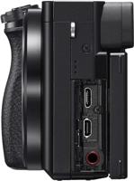 Sony alpha 6100 Digitale camera 24.2 Mpix Zwart 4K video, Bluetooth, Klapbaar display, Optische zoeker, WiFi - thumbnail