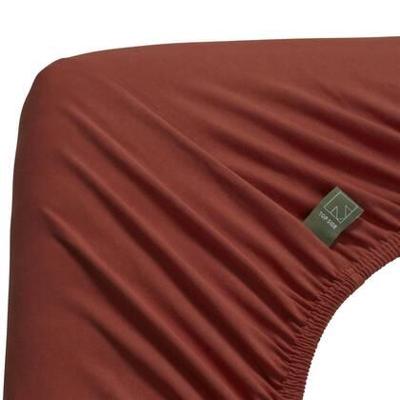 Dutch Design Beddinghouse Dutch Design Organic Lycra HL Hoeslaken Red 140/160x200/220 cm Hoekhoogte: 40 cm