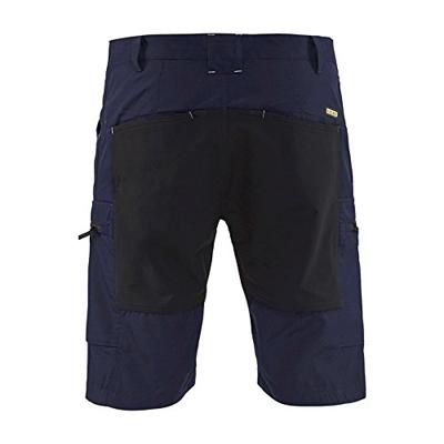 Blåkläder Service short stretch 14491845 | Donker marineblauw/Zwart | Maat 48 - 7330509535776