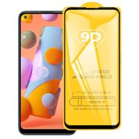 Voor Galaxy A11 9D Full Glue Full Screen Tempered Glass Film - thumbnail
