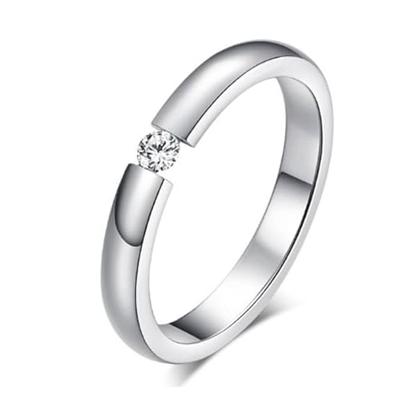 Cilla Jewels edelstaal ring Crystal Silver-18mm Cilla Jewels edelstaal ring Crystal Silver-18mm