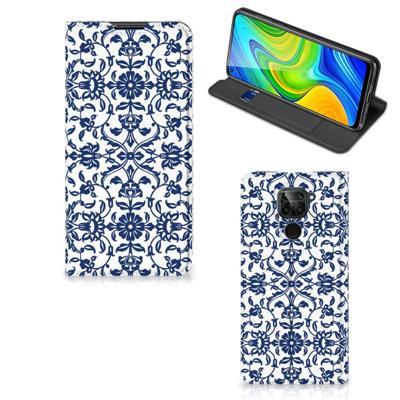 Xiaomi Redmi Note 9 Smart Cover Flower Blue