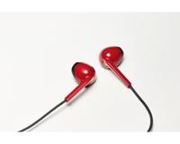 JVC HA-F19M-RB-E oordopjes met headsetfunctie (kleur rood x zwart) - thumbnail