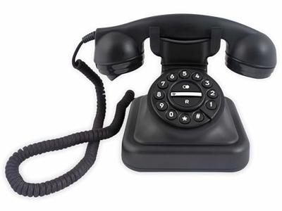 Profoon D-Sign Graham Analoge telefoon Zwart