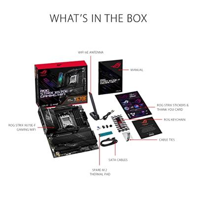 Moederbord AMD ASUS ROG STRIX X670E-F GAMING WIFI Moederbord AMD ASUS ROG STRIX X670E-F GAMING WIFI