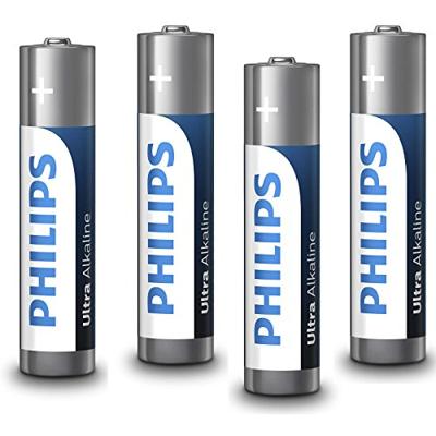 Philips Ultra LR03 AAA batterij (potlood) Alkaline 1.5 V 4 stuk(s) Philips Ultra LR03 AAA batterij (potlood) Alkaline 1.5 V 4 stuk(s)