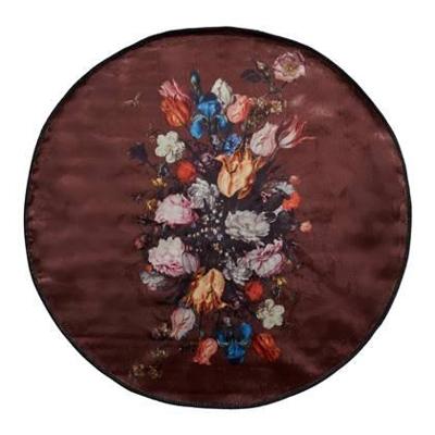 Essenza Beautiful Bouquet Vloerkleed Ø 90 cm - Bruin