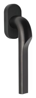 Formani Rivio by Gensler GL100-DK-O draaikiepgarnituur niet afsluitbaar linksdraaiend - PVD mat zwart