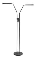 Highlight Vloerlamp Murcia 2 lichts H 145 cm zwart - thumbnail