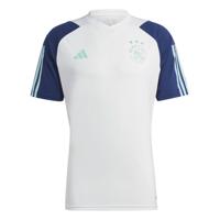 Ajax Trainingsshirt Senior Wit 2023/2024 - Maat S - Kleur: WitBlauwRoze | Soccerfanshop - thumbnail