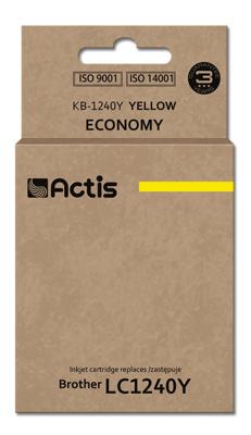 Actis KB-1240Y inkt (vervangt Brother LC1240Y/LC1220Y; standaard; 19 ml; geel)