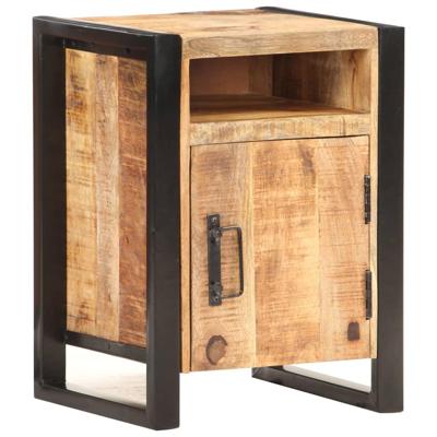 VidaXL Nachtkastje 40x35x55 cm massief mangohout