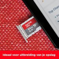 SanDisk microSDXC Ultra 64GB (A1/UHS-I/Cl.10/140MB/s) + Adapter Mobile microSDXC-kaart 64 GB A1 Application Performance Class, UHS-Class 1 - thumbnail