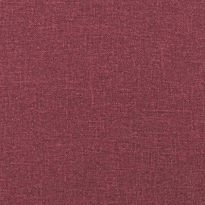 Tweezitsbank 120 cm stof wijnrood