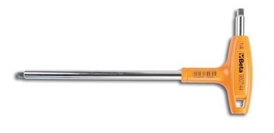 Beta 1/4" gebogen wringstaaf, met kracht handgreep Verchroomd 900T/44 - 009000860