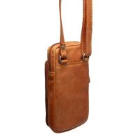 The Chesterfield Brand Valdes - Leren telefoontasje - Cognac - thumbnail